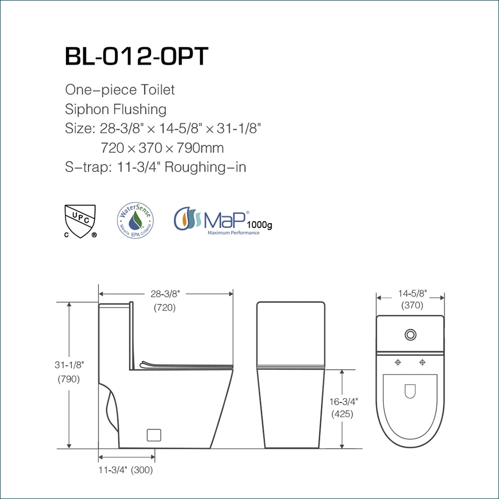 Water Closet Dual Flush Comfortable Bowl Height 420mm Upc 1 Piece Toilet Sanitary Ware Bathroom Toilet From Chaozhou Factory