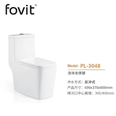 Современная сантехника квадратной формы из фарфора и керамики для ванной комнаты, цельный туалет, туалет